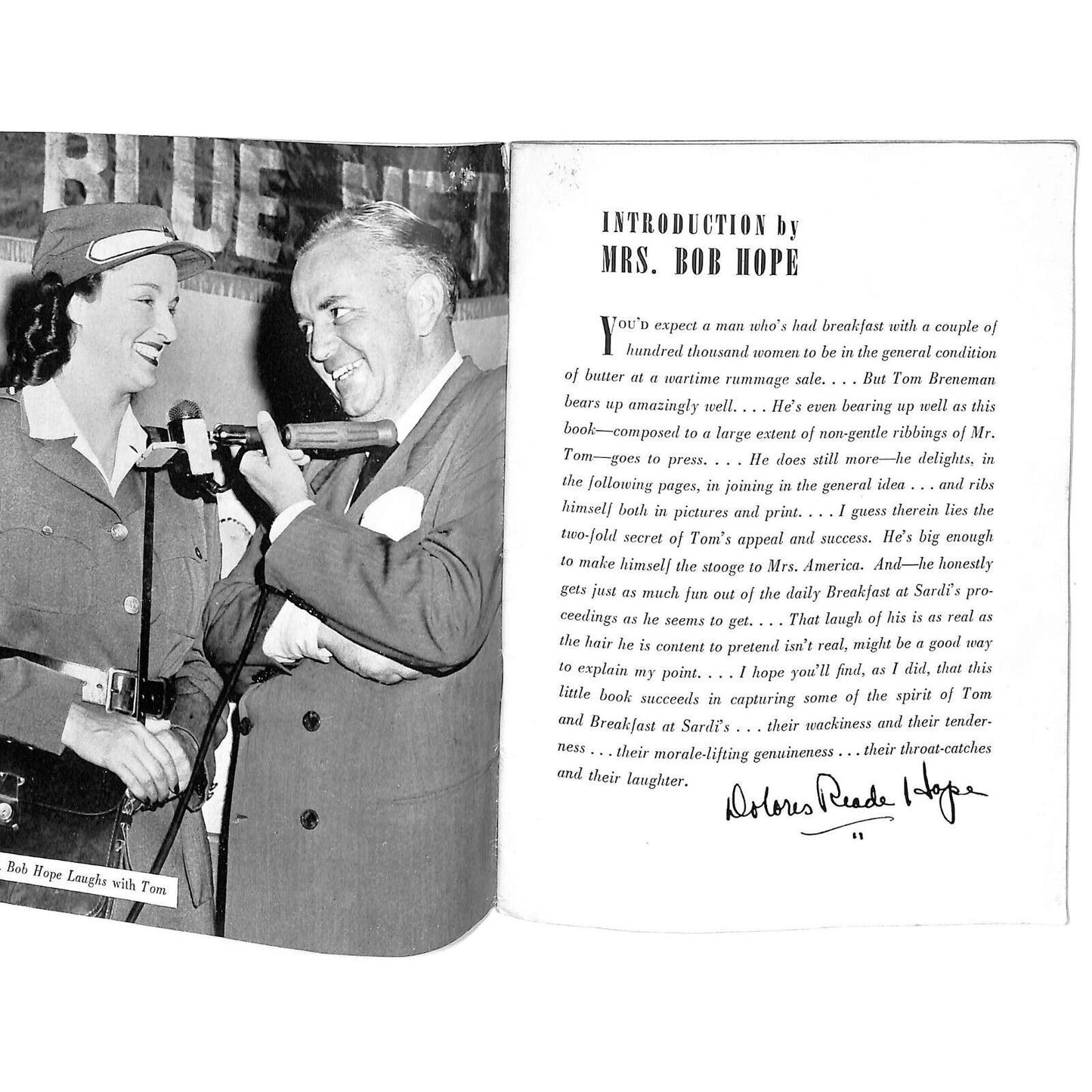 Kellogg's "200,000 for Breakfast" Tom Breneman Celebrity Comedy Booklet 1943 44p