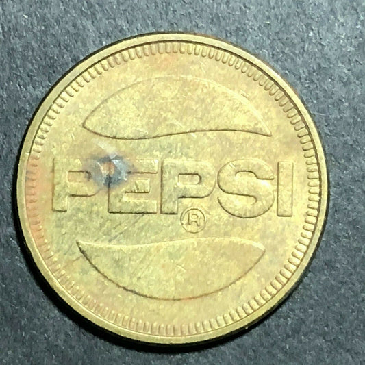 22mm Pepsi Camelot Park Brass Token - Modesto, CA