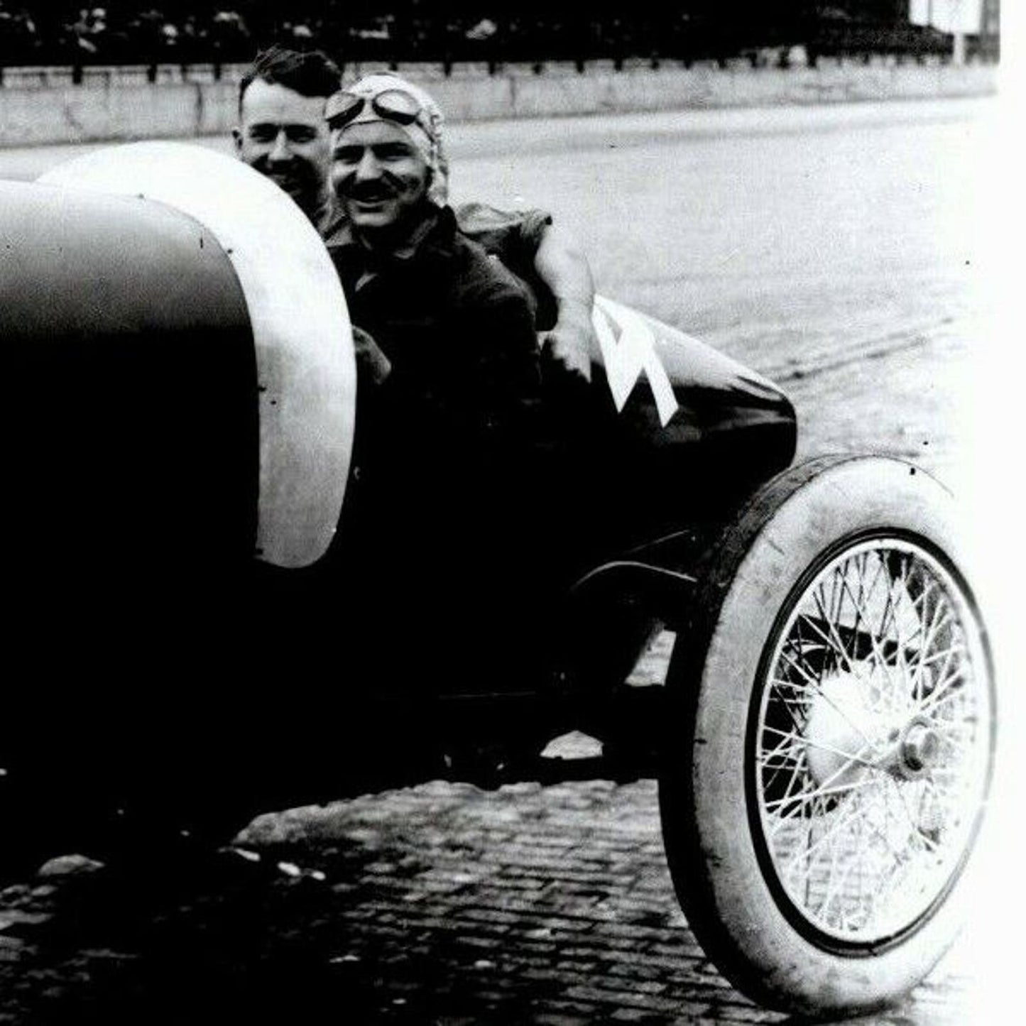 Gaston Chevrolet Indy 500 Winner 1920 - 8 x 10 Glossy B&W Photograph VGC Stamped