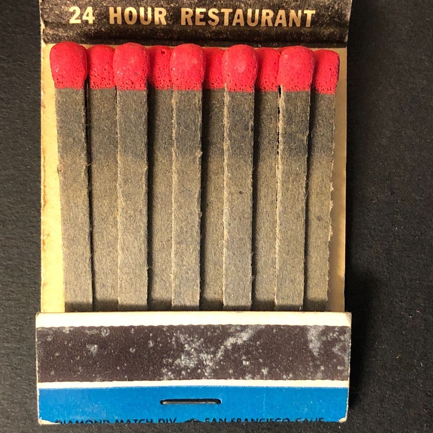 Harrah's Reno Lake Tahoe Full Matchbook Ostrich Swallows Slot Scarce c1960's