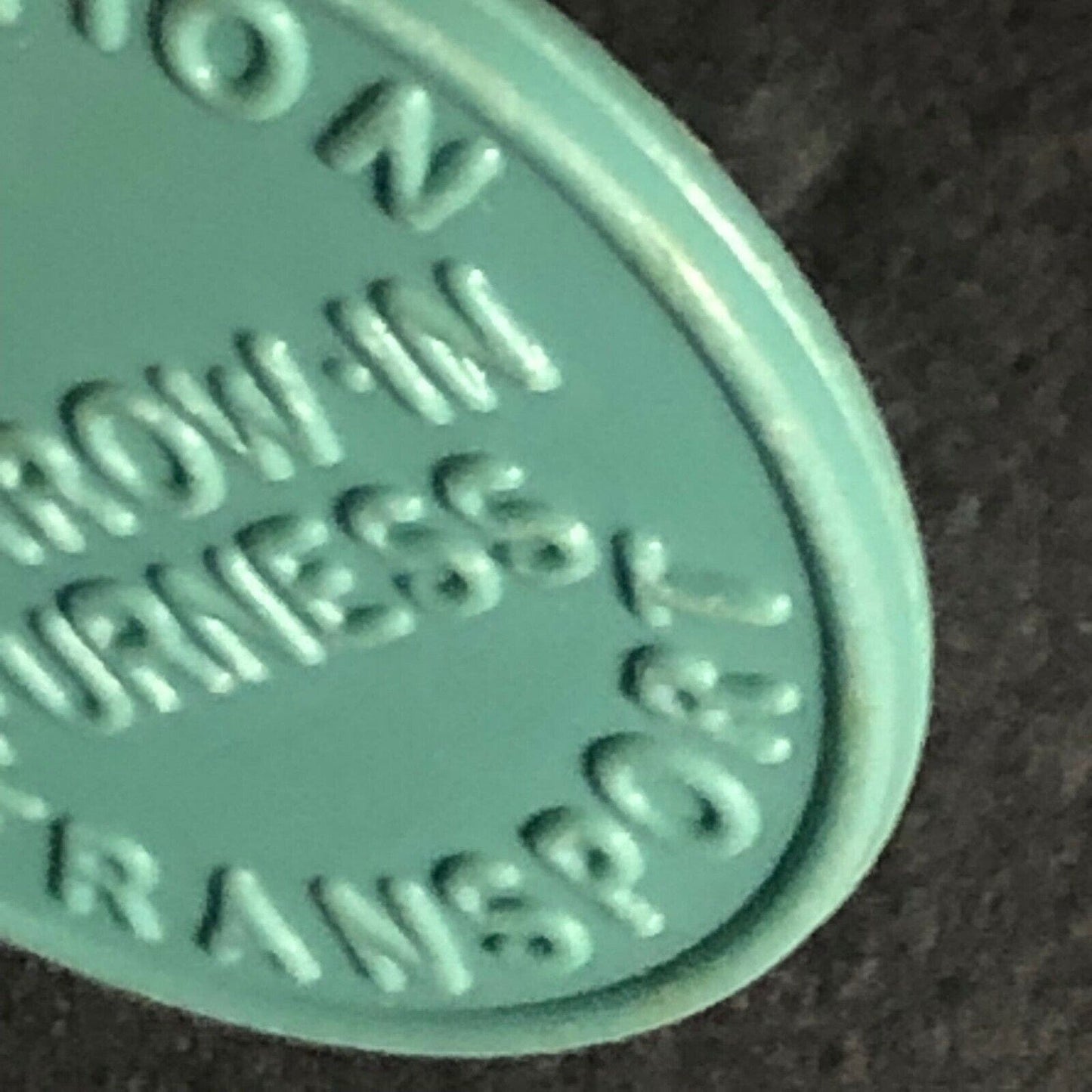 Barrow-In-Furness "Employee Only" England Plastic Token Mint? 3D 22mm c50's-60's