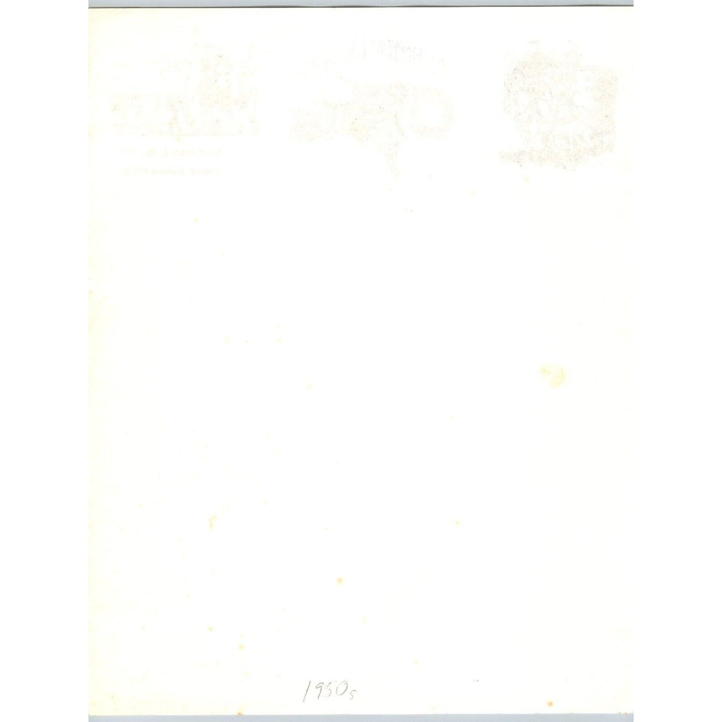 Clark & Walters Circus Letterhead Medora, IN c1950's Scarce