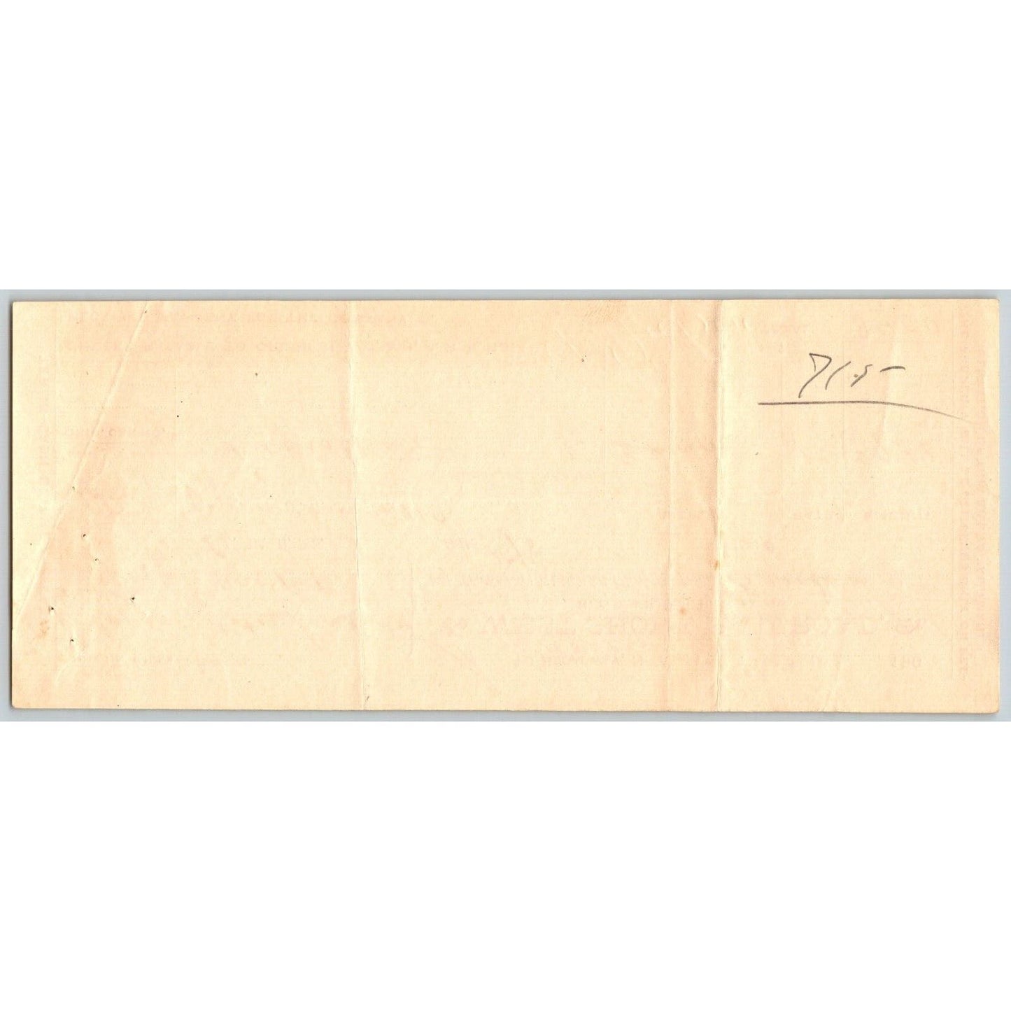 West Shore Railroad 1900 30,000 lbs. Lumber Freight Receipt - Scarce