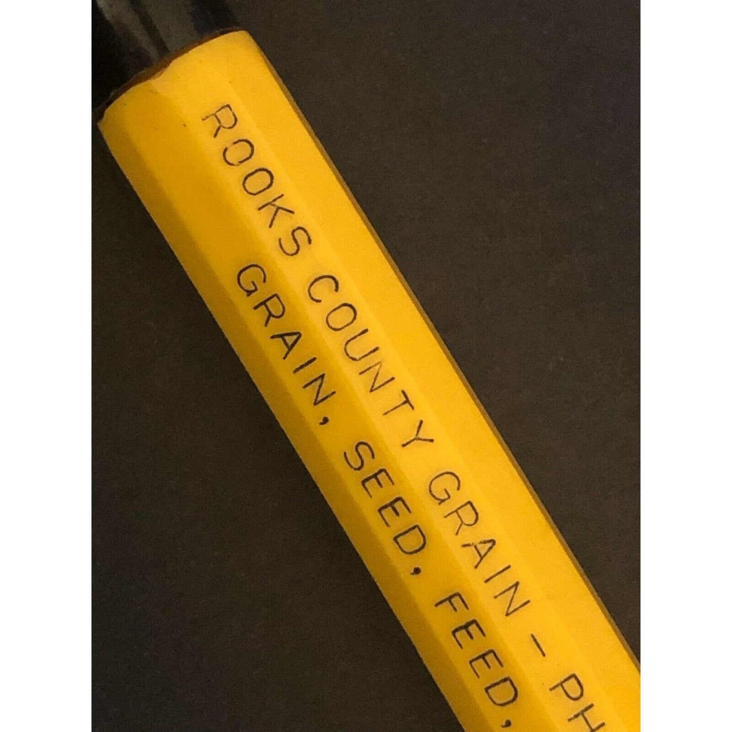 c1940's-50's "Rooks County Grain" Stockton, KS Mechanical Advertising Pencil