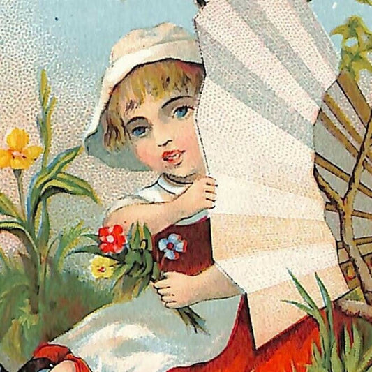 1880-90's Victorian Trade Card - Weaver Organ & Piano Co. York, PA VGC