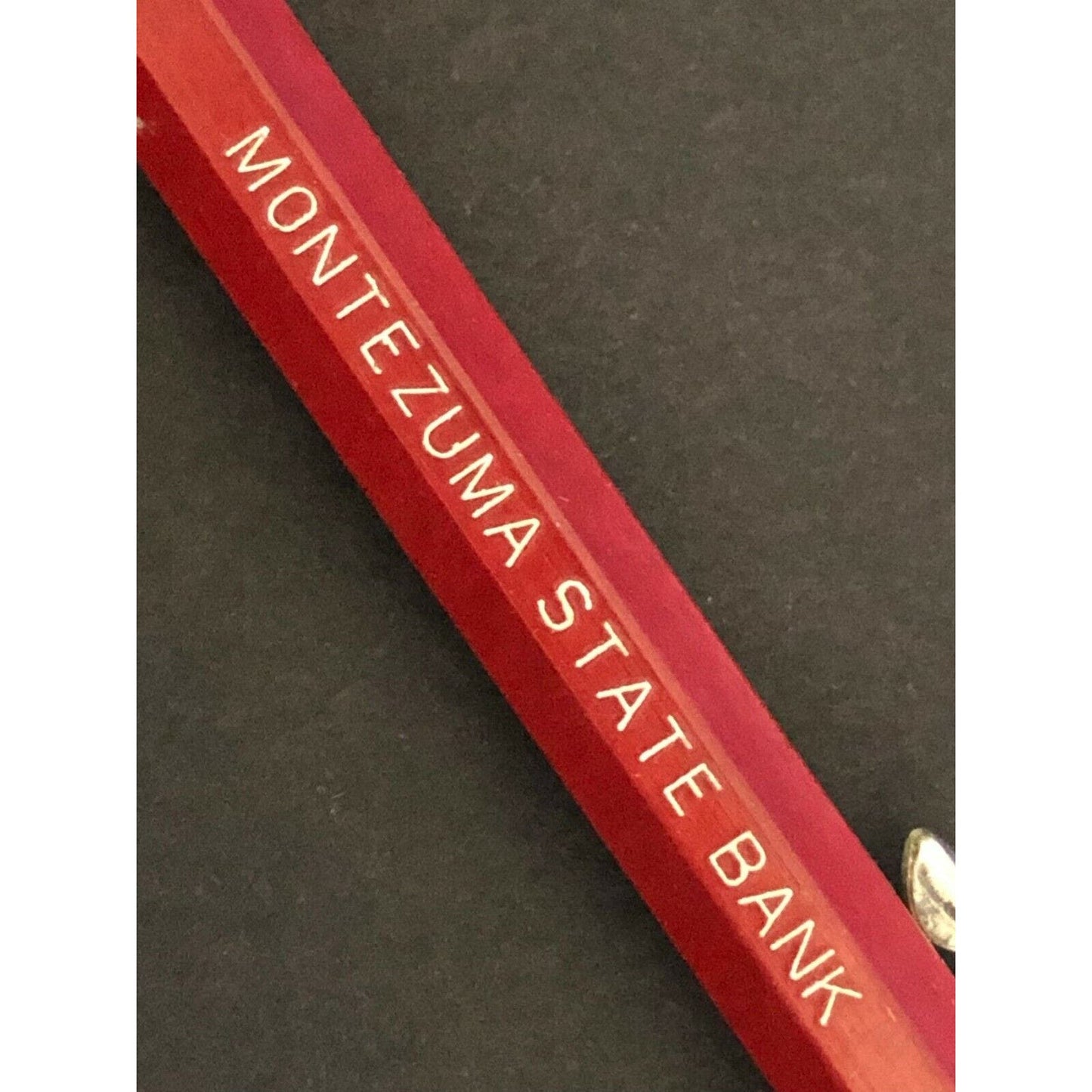 c1950's "Montezuma State Bank Bakelite? Autopoint Mechanical Advertising Pencil