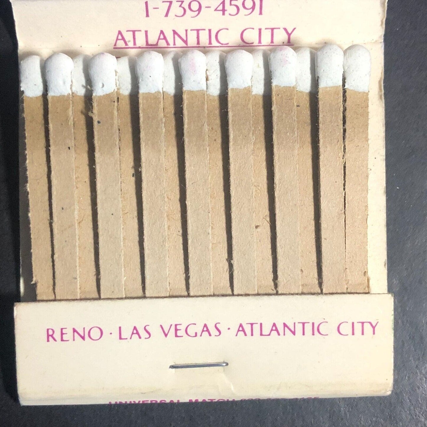 Bally's Reno Nevada "The Steak House" Full Matchbook c1985-95