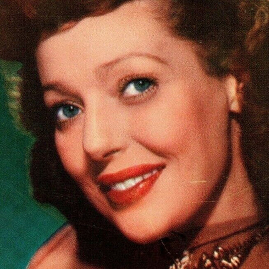 Loretta Young Vintage Postcard Ken Prag Collection - VGC - Unposted
