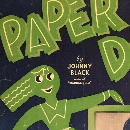 1943 Sheet Music "Paper Doll" Johnny Black Bing Crosby