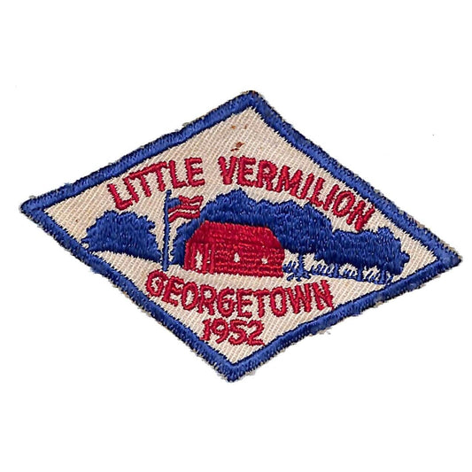 BSA Patch Little Vermilion Georgetown 1952 Boy Scouts Piankeshaw Council Scarce
