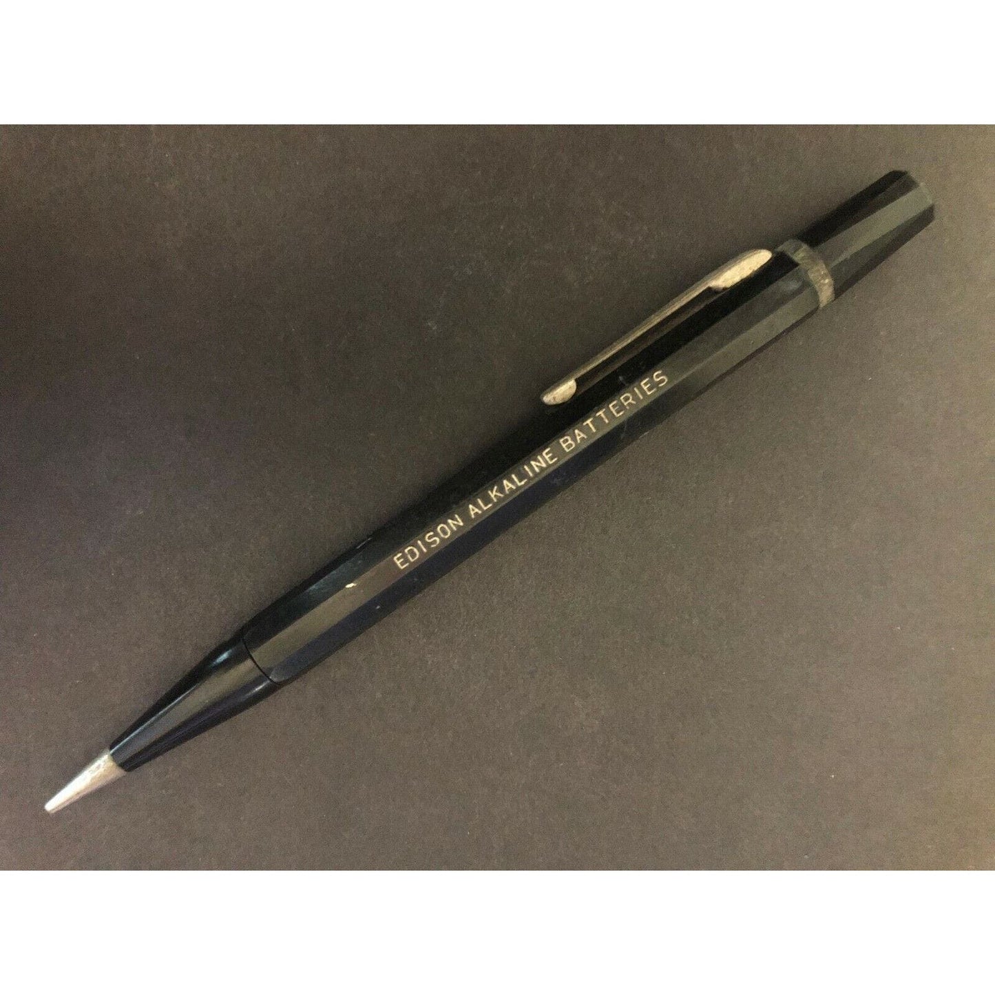 Advertising Mechanical Pencil "Edison Alkaline Batteries" c1940's-50's