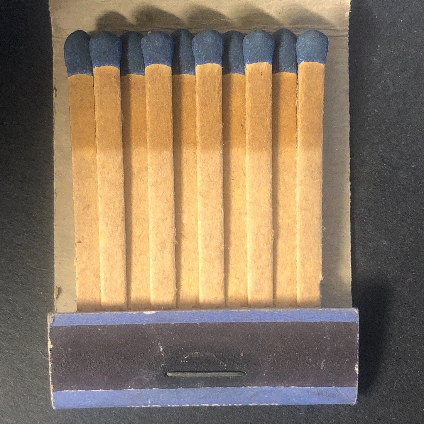 California Hotel San Bernardino KFXM Vintage Full Matchbook c1930's-40's