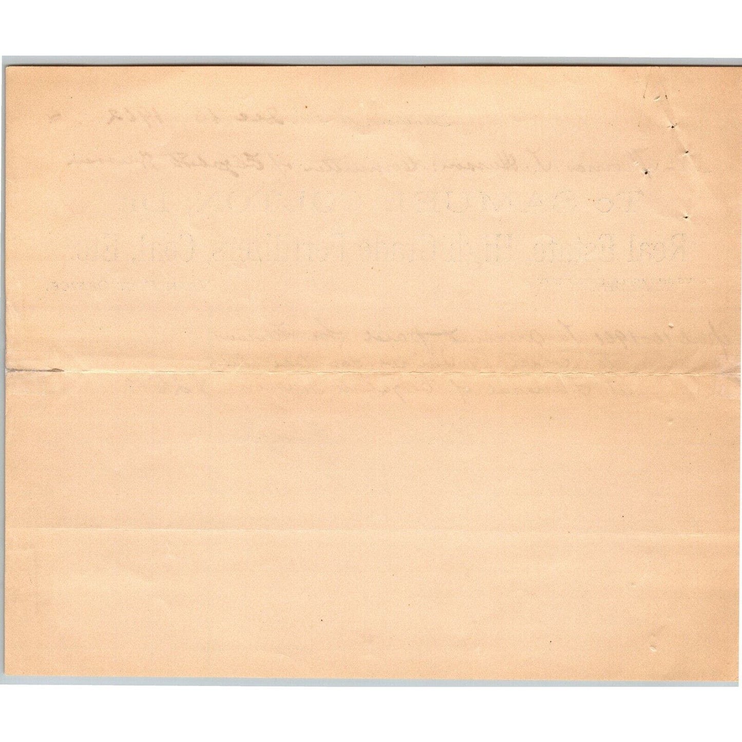 1902 Hollis, NY (Queens) Letterhead Samuel Colton Real Estate Fertilizers Coal