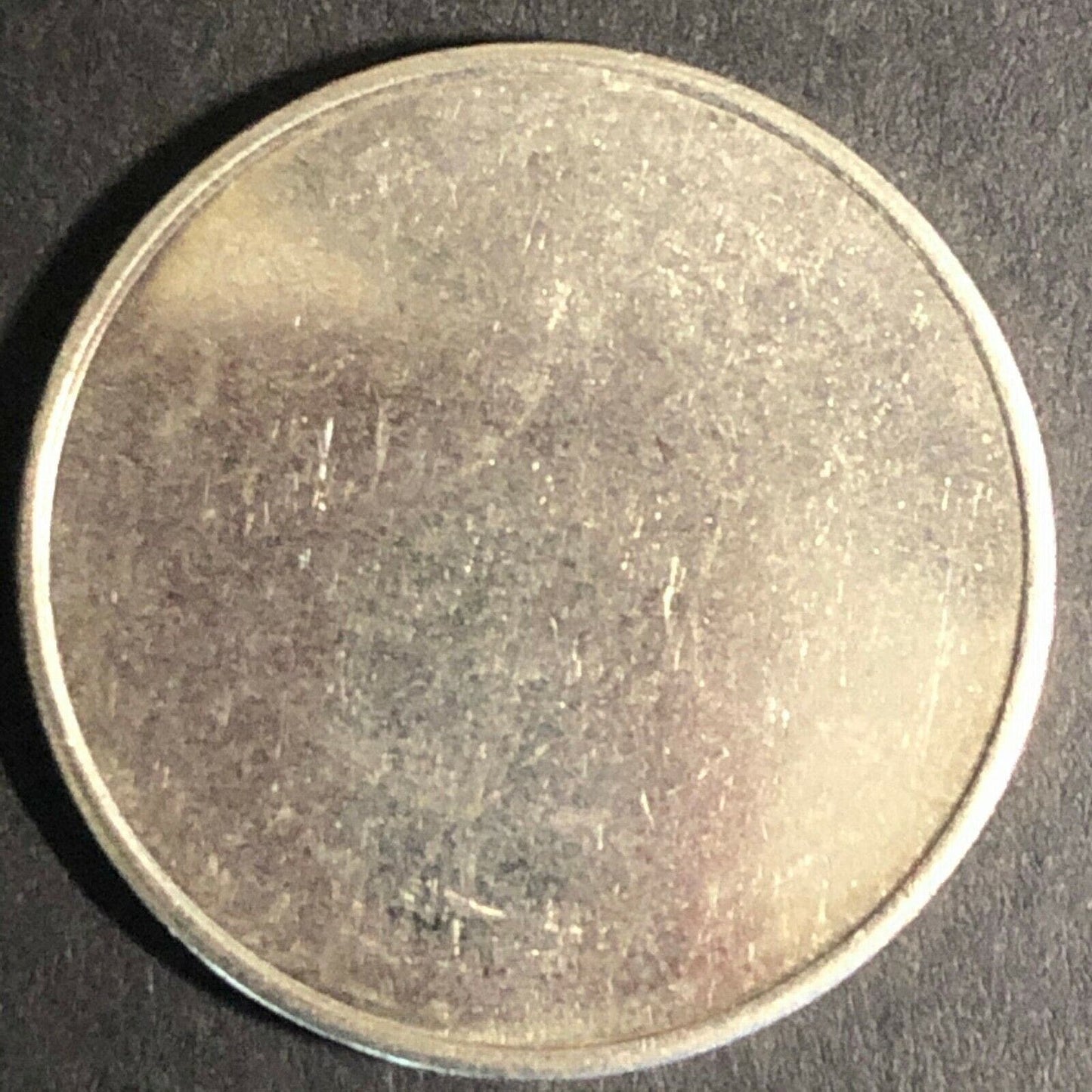 25.3mm CTR Nickel Plated? Parking System Token - Fauver Coll.