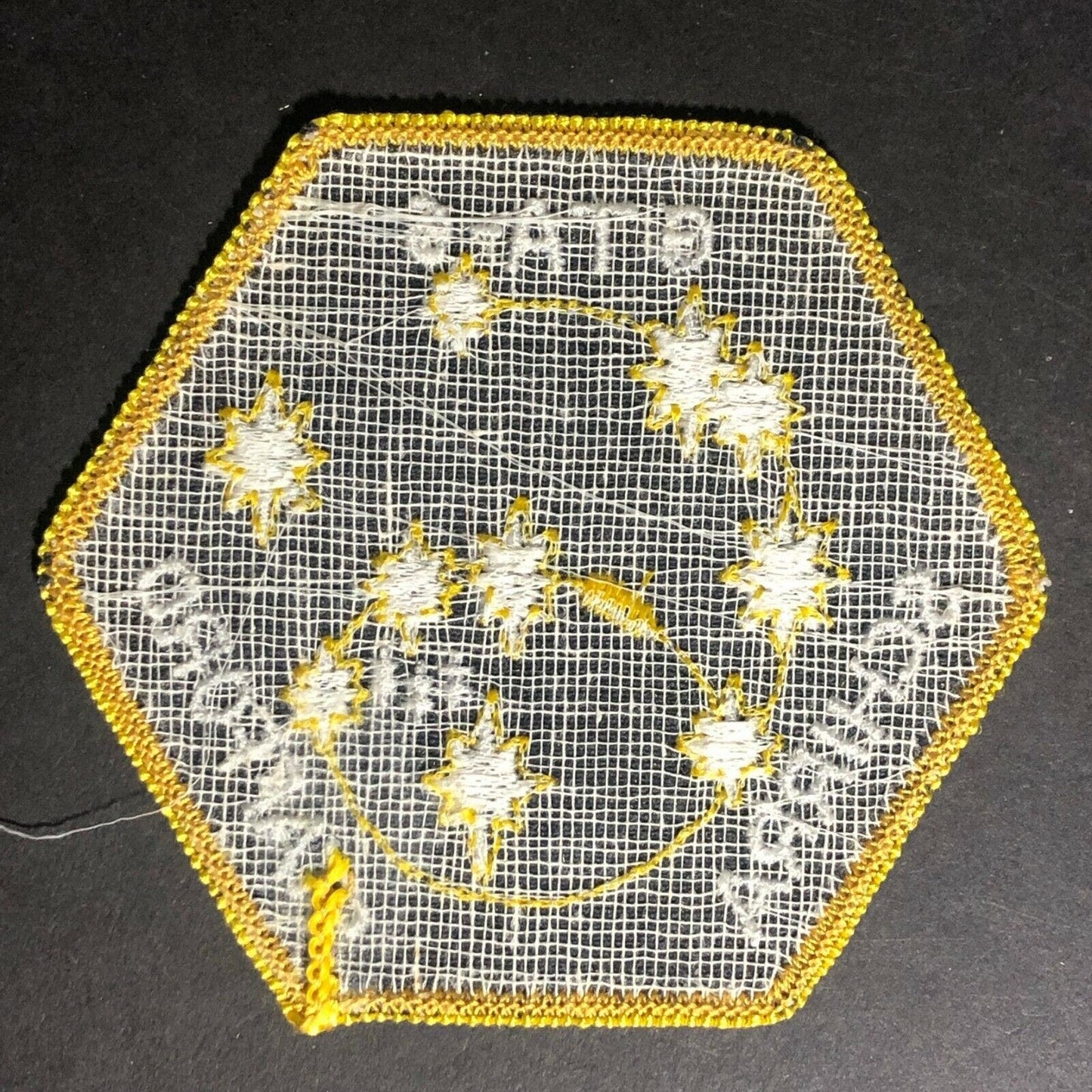 Vintage NASA (Gemini) GTA-6 Schirra Stafford Embroidered Patch