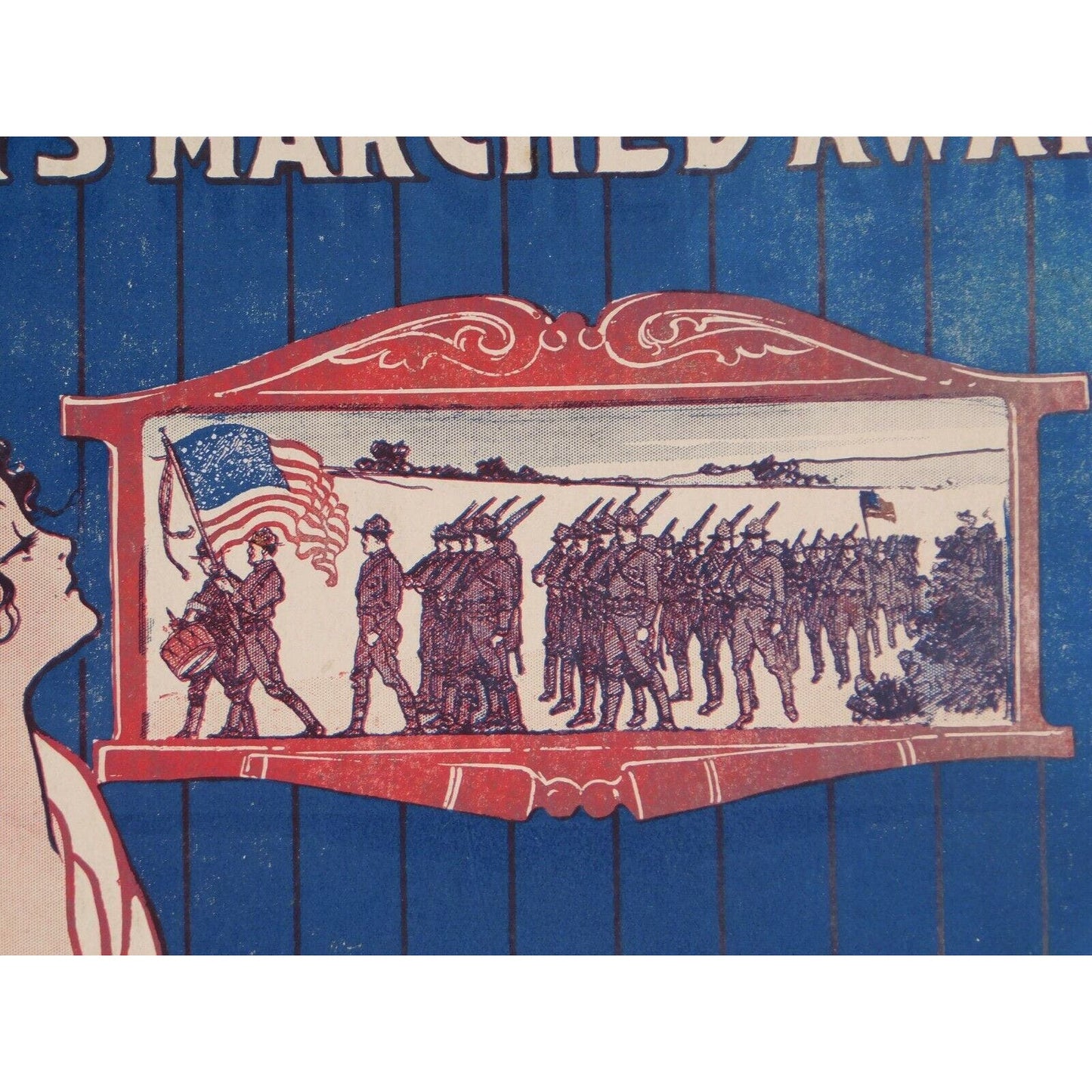 WWI Sheet Music - "It Don't Seem The Same Since The Boys Marched Away"