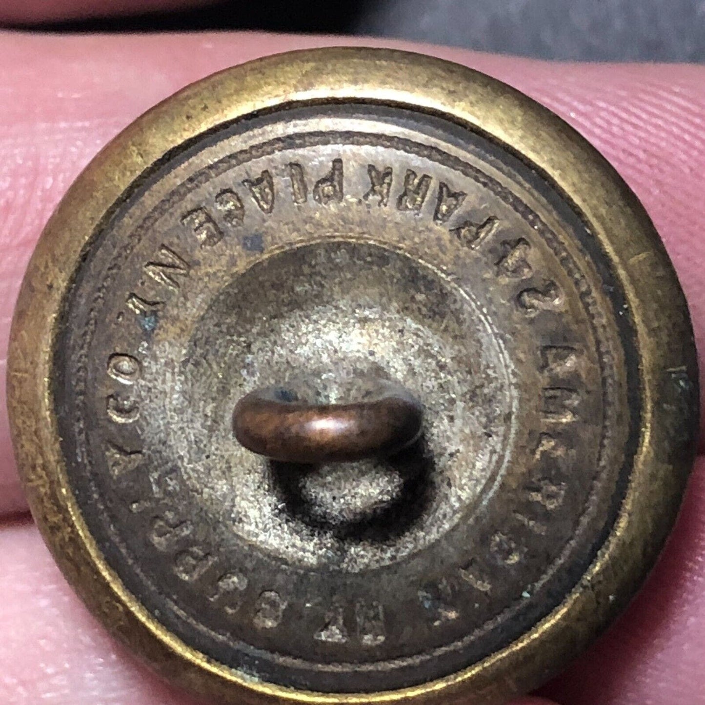 Buffalo, Rochester, and Pittsburgh Railway Brass Uniform Button 3/4" American