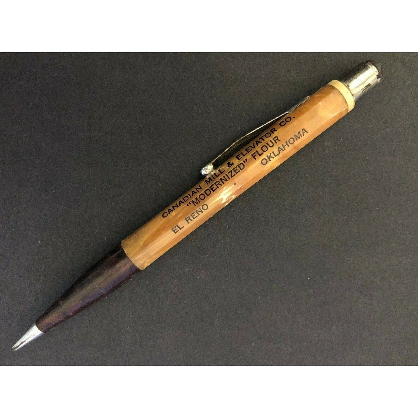 c1940's-50's "Canadian Mill & Elevator" El Reno, OK Mech. Advertising Pencil