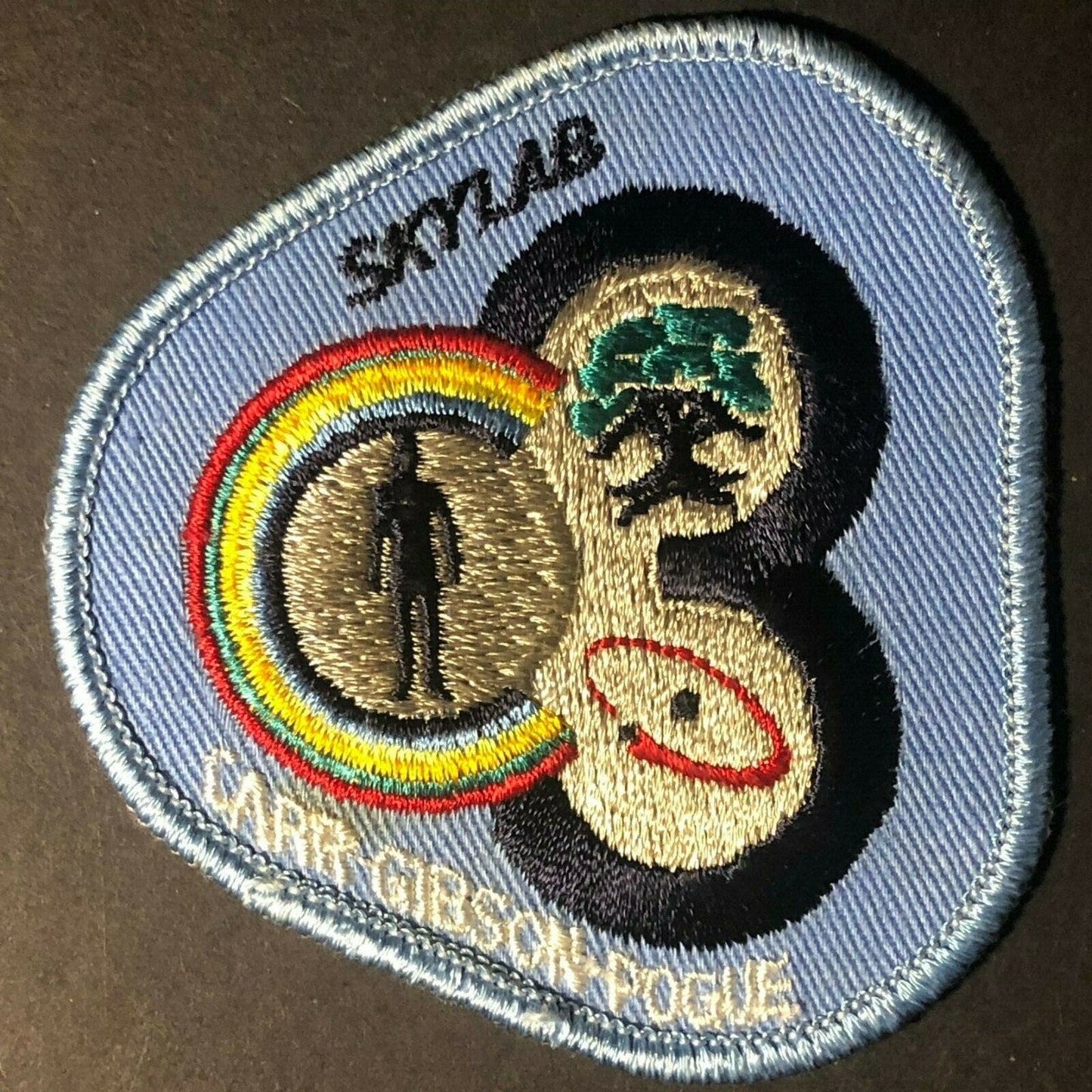 Vintage NASA Skylab 4 SL-4 Carr Gibson Pogue Embroidered Patch 3"