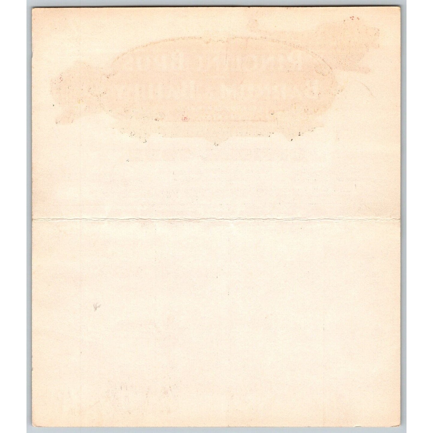 1944 Ringling Bros Barnum & Bailey Circus Route Card Madison Square Garden
