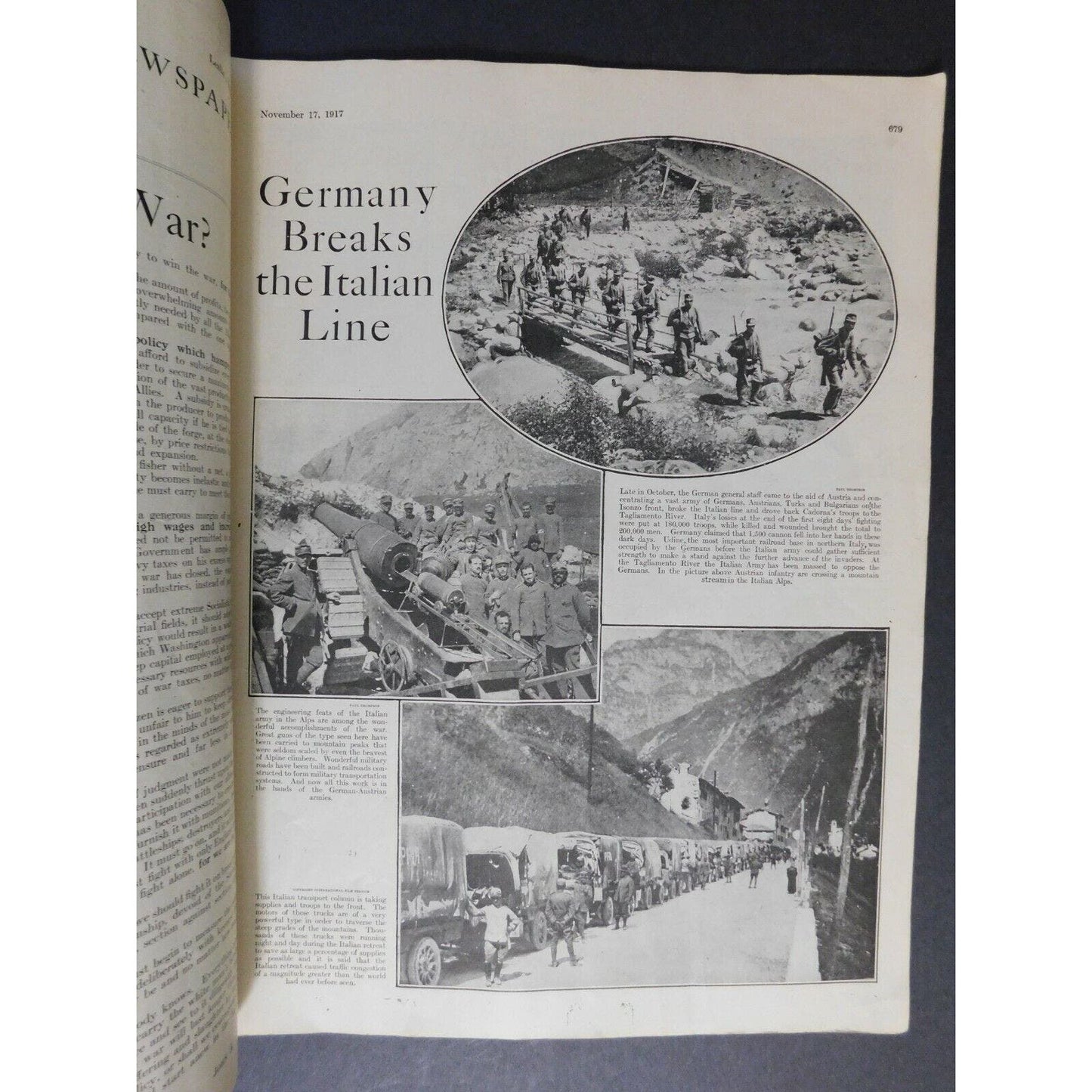 WWI Era Nov 17 1917 Leslie's "Hang Out This Flag" Can We Fly To Victory? 32 pgs.