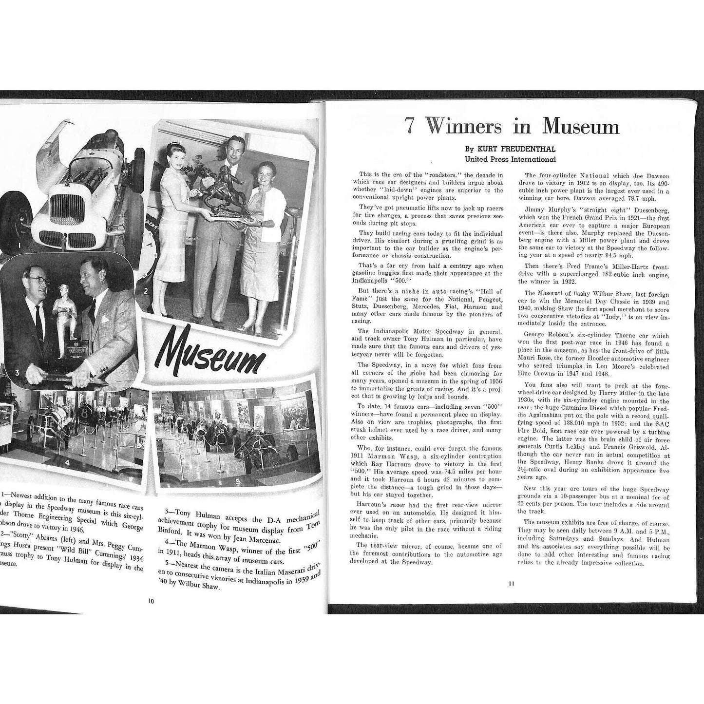 1960 Indy 500 Floyd Clymer's Indianapolis Yearbook IMS 136pp - VGC