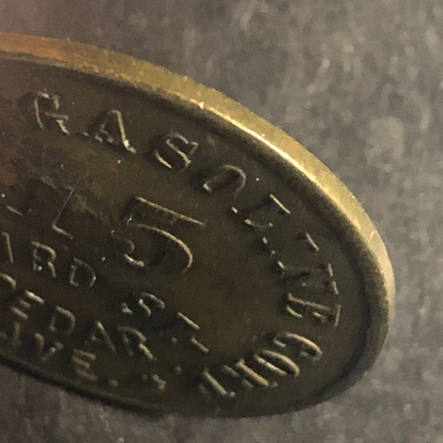Niagara, NY Niagara Gasoline Corp. 15 Third St. c1929-33 Brass Token 29.5mm