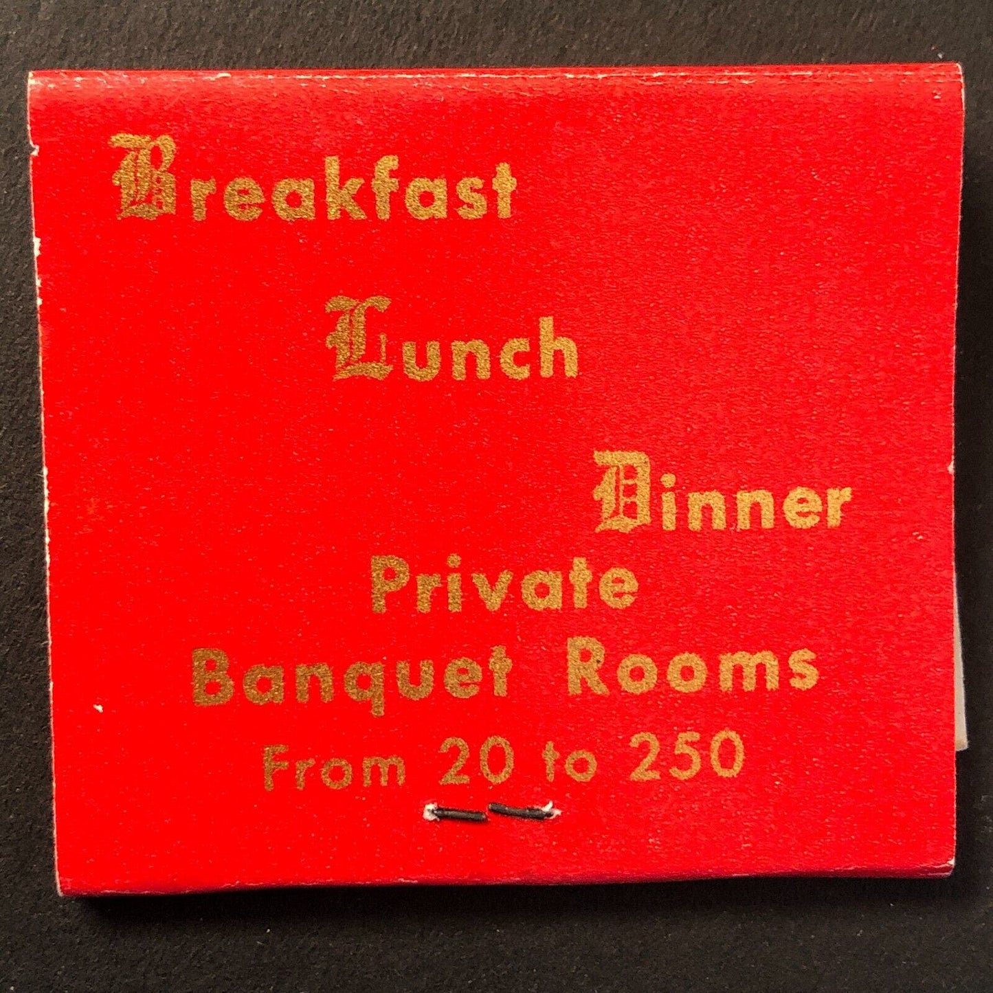 Lord's Restaurant and Pub Wheeling, IL Vintage Full Matchbook c1950's-60's VGC