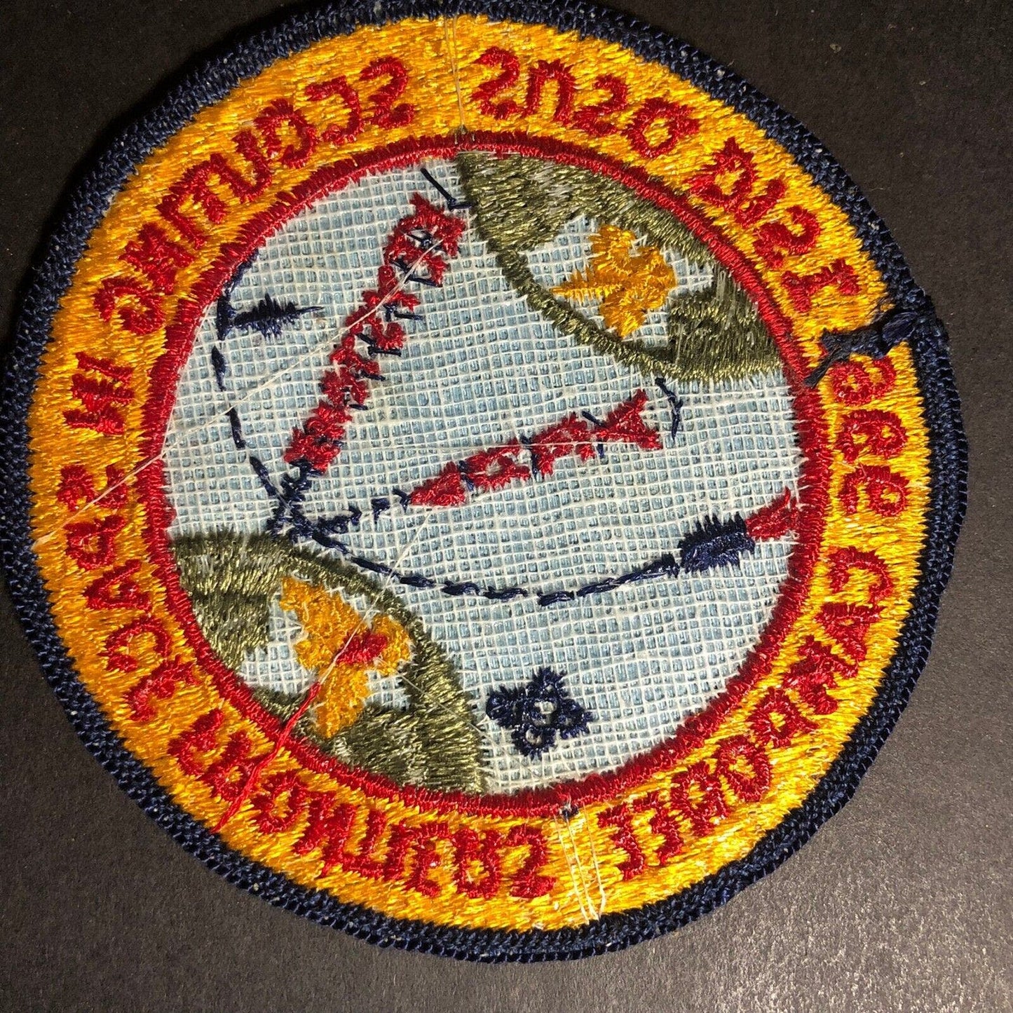 BSA "Scouting In Space" Susquehanna Keystone Camporee Embroidered Patch 1966