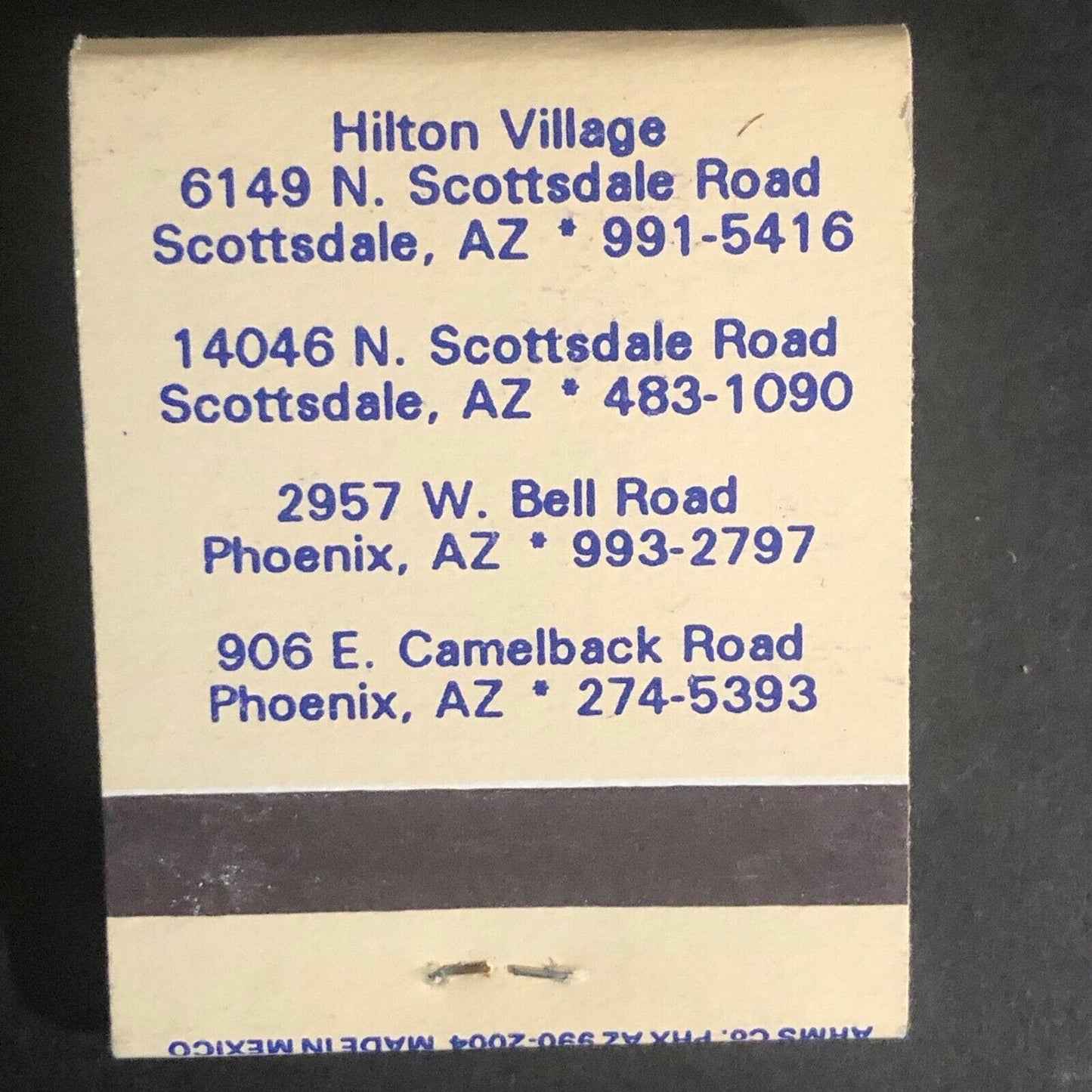 Vintage c1970's Full Matchbook "The Good Egg" Restaurant Phoenix Scottsdale AZ