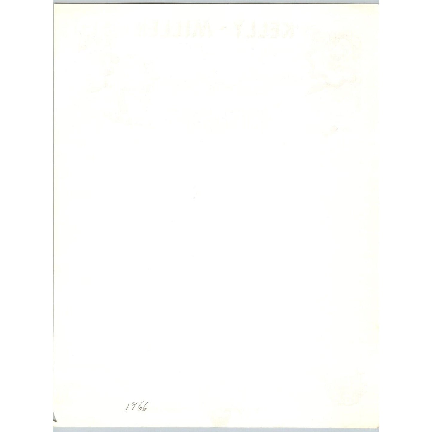 Kelly - Miller Circus Letterhead w/ Busy Tent Scene c1966 - Scarce