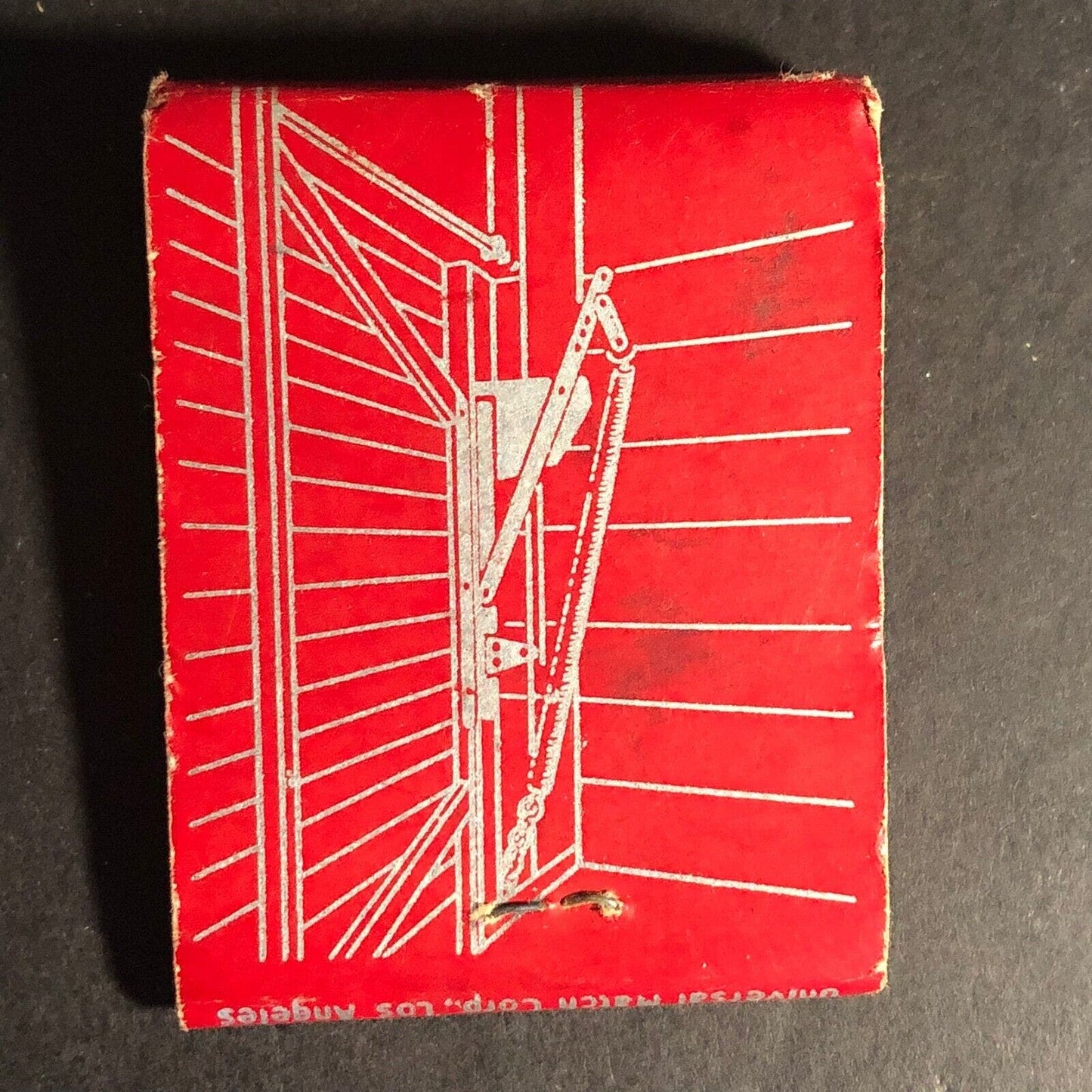 Standard Overhead Door Hardware Los Angeles Matchbook c1940's-50's 20-Strike