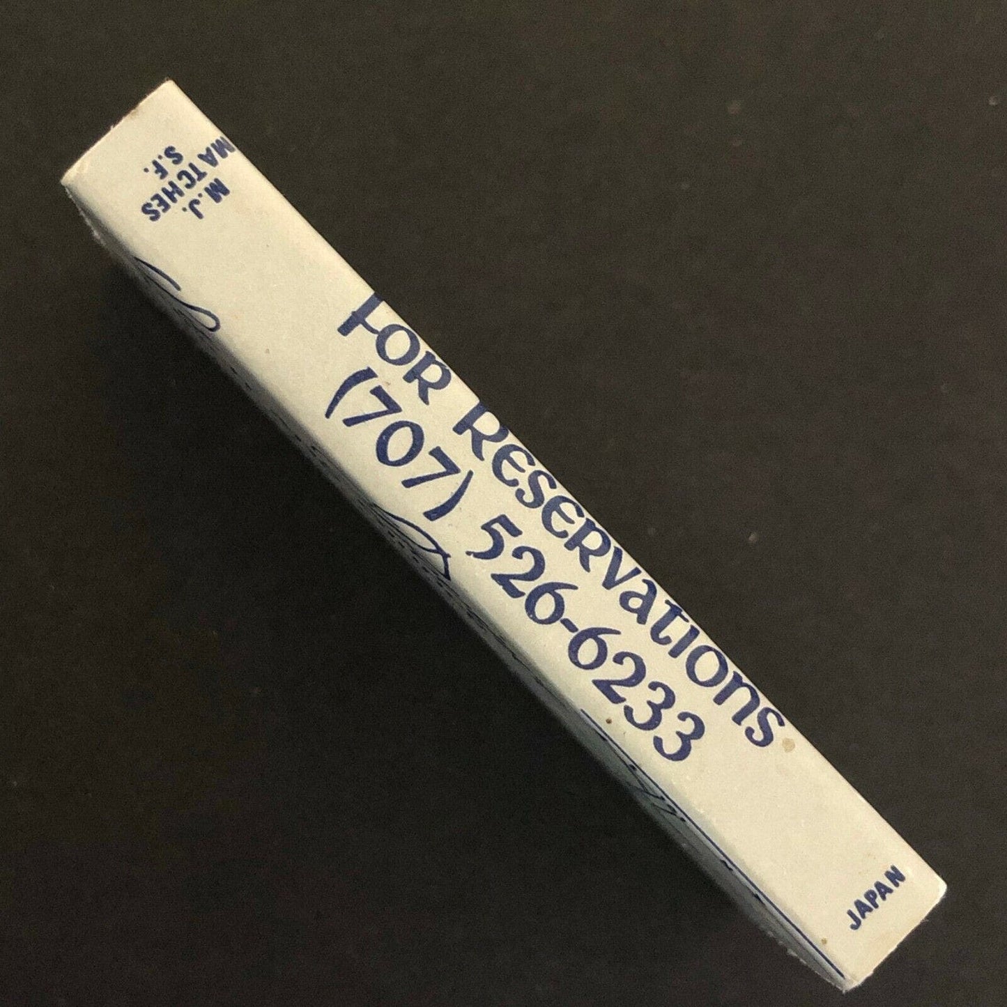 c1960's-70's Wooden Matchbox Matchbook "La Province" Restaurant Santa Rosa, CA