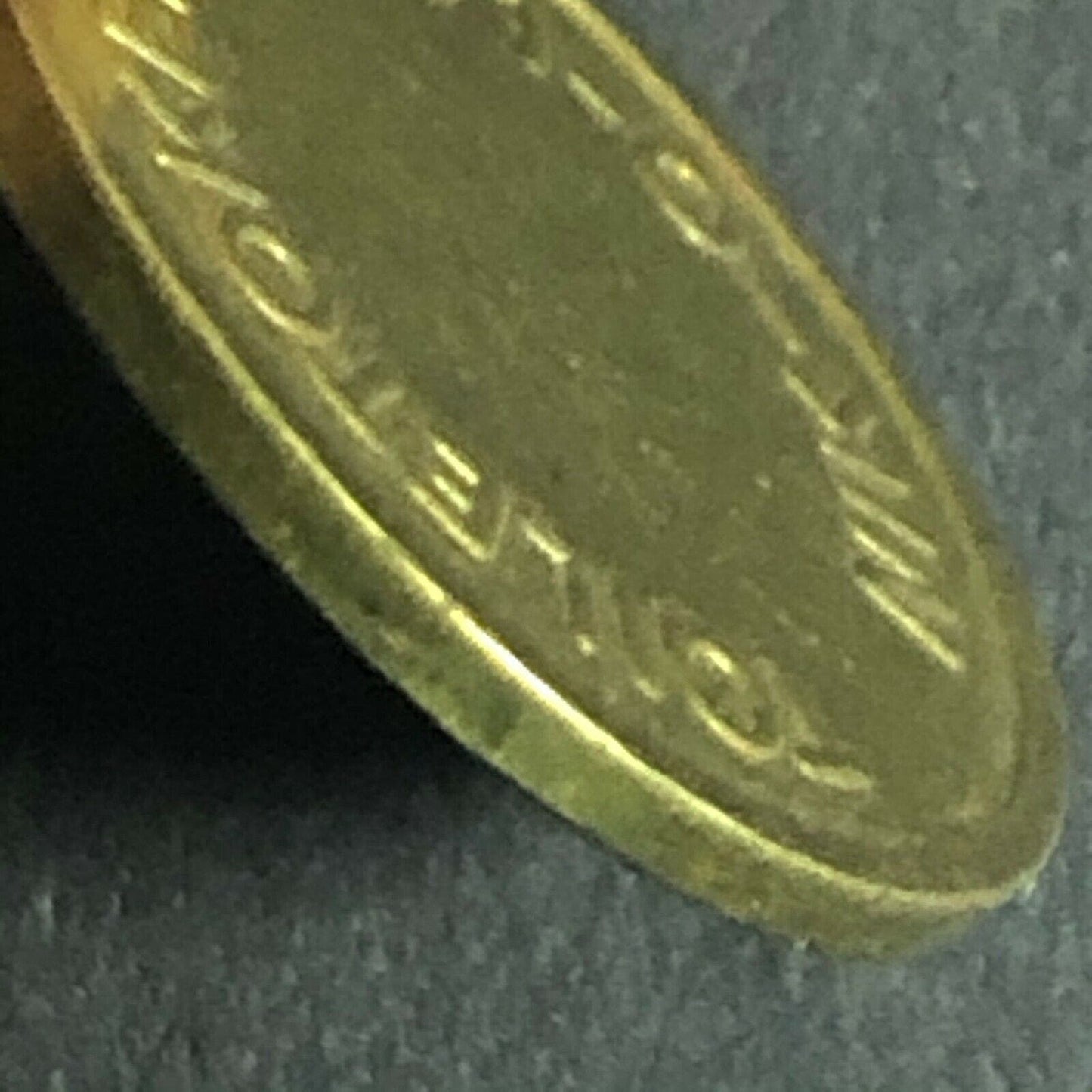 16.5mm Vintage Nik-O-Lok "Toiletoken" Brass Token - Fauver