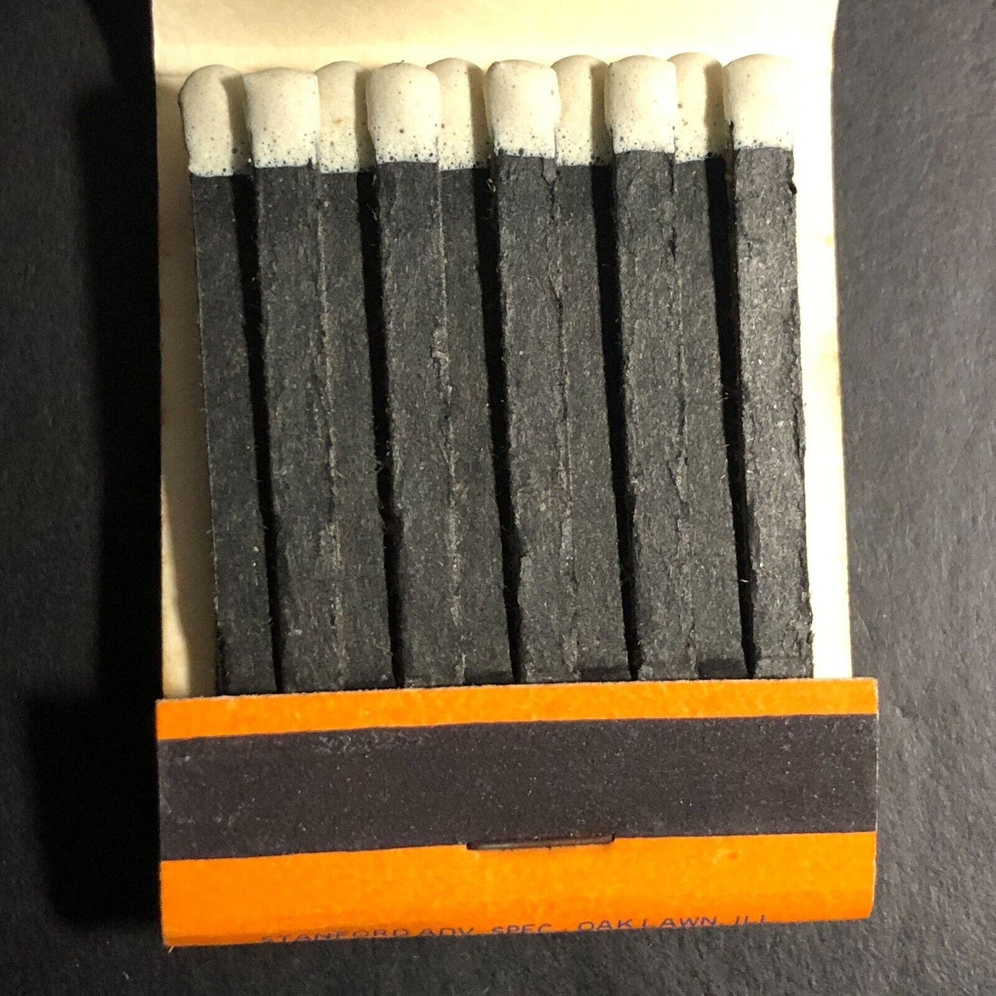 Spiro's Restaurant Lounge Alsip, IL Full Matchbook c1968-73 Scarce