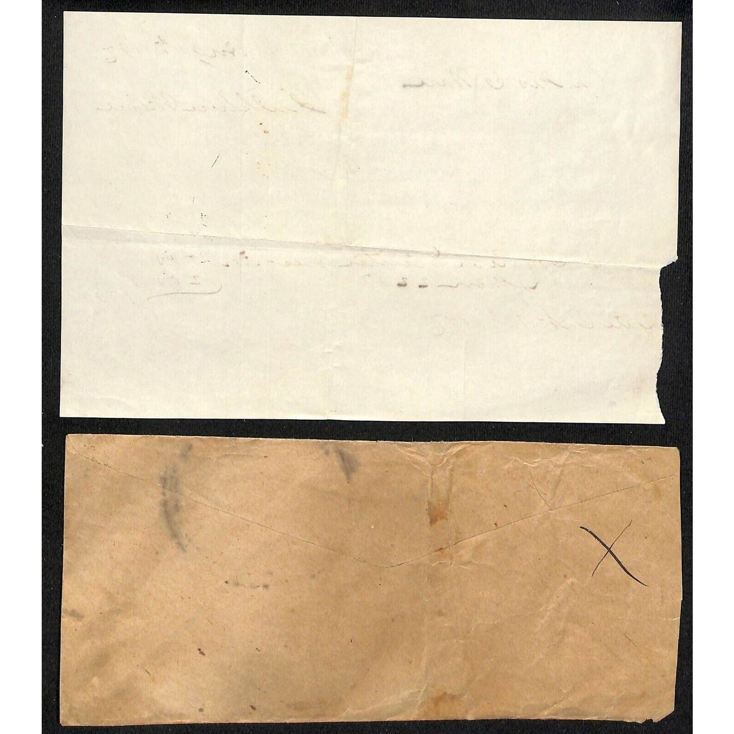 A.B Clarke Letterhead & Cover Hardware Cutlery Richmond, VA to Geo. E. Wear 1897