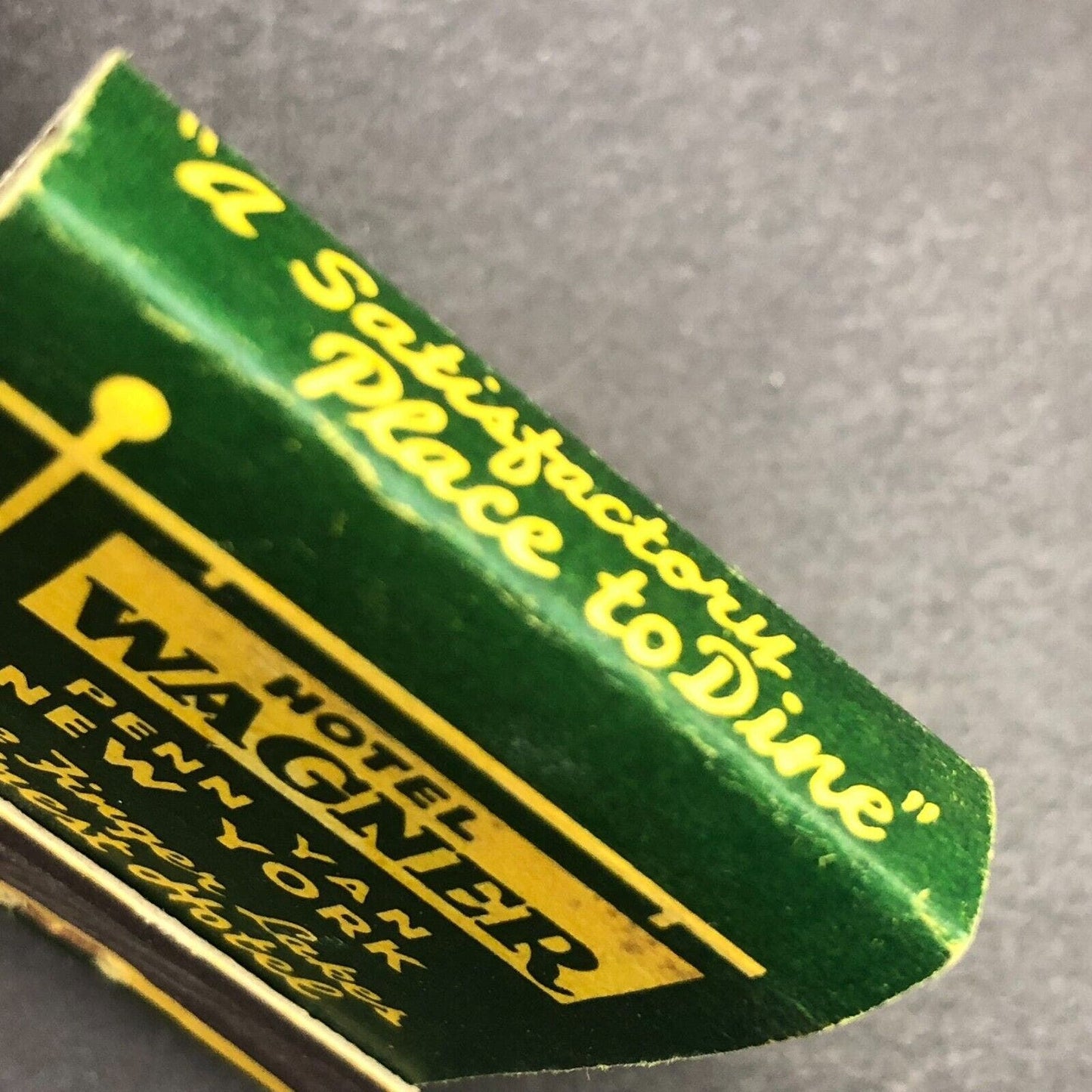 Hotel Wagner Penn Yan New York Mostly Full (-6) Matchbook c1940's-50's VGC