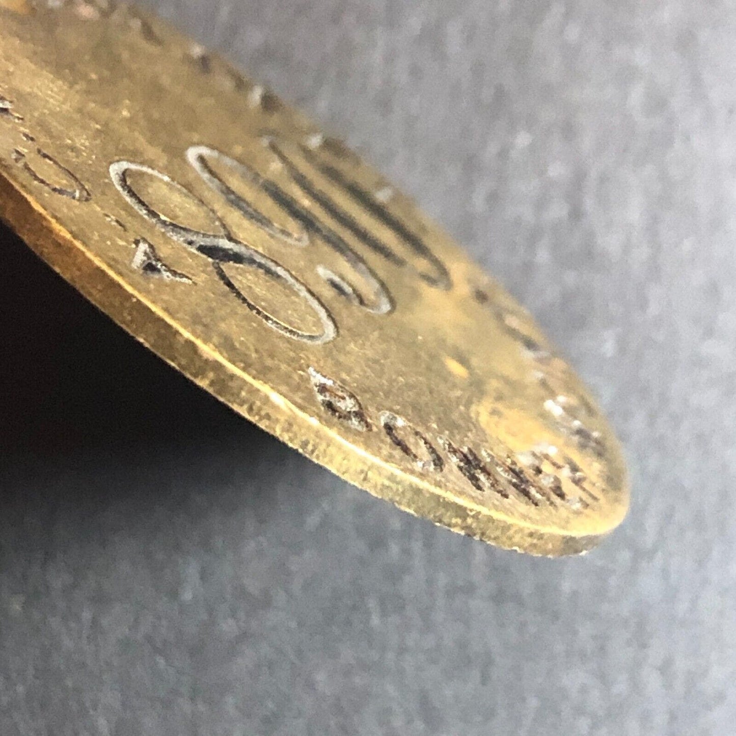 Anaconda Copper Mining Co. Bonner, MT Saw Mill Brass Tool Check Tag 32.5mm #890