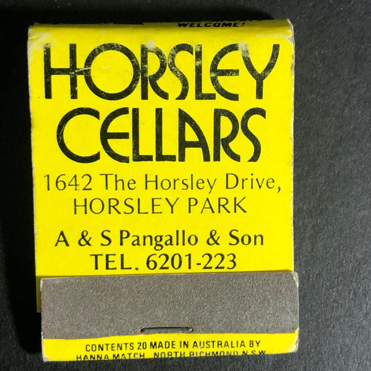 Horsley Cellars Beer Wine Horsley Park Australia c1968-73 Full 20-Strike Scarce
