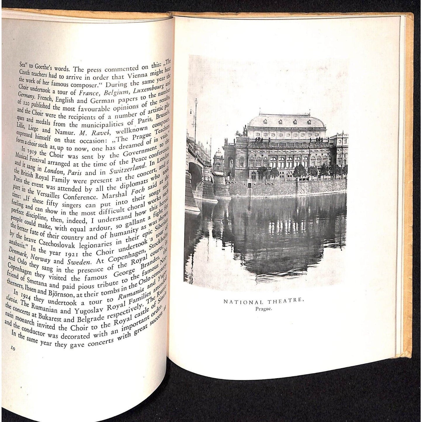 "The Prague Teachers' Chorus" Czechoslovakia Souvenir 1929 20+pp Signed - Scarce
