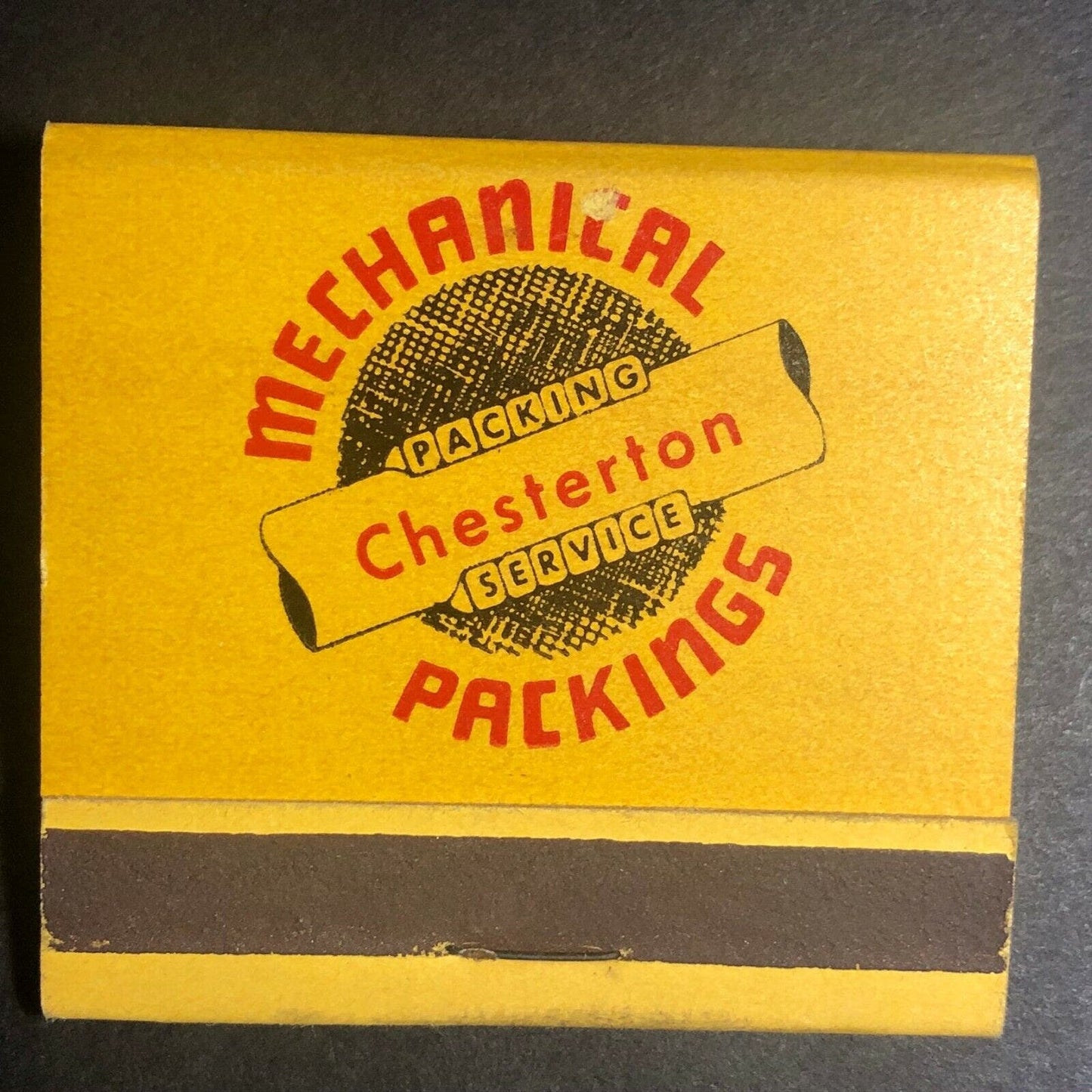 Very Scarce 1940's-50's Full Matchbook "Chesterton Packings" Everett, Ma