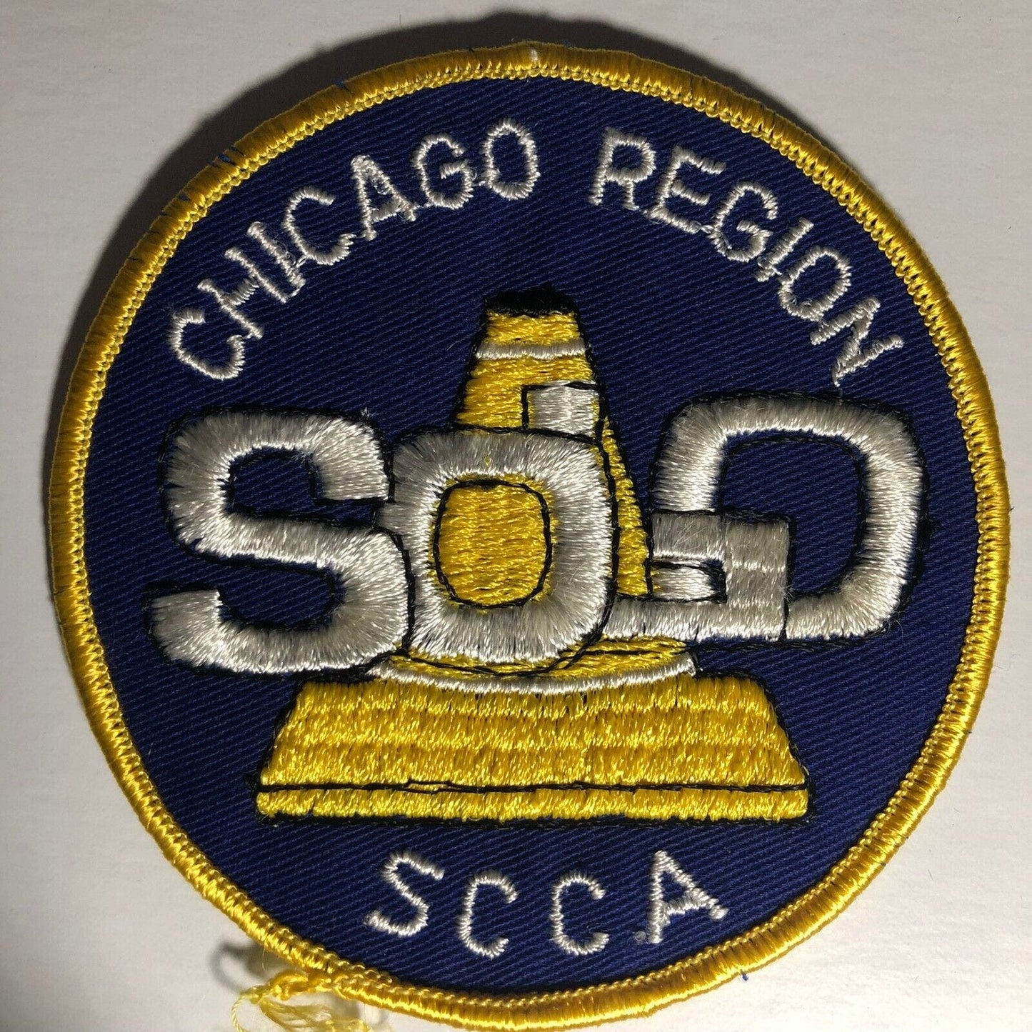 c1970's Chicago Region S.C.C.A. Solo Vintage Embr. 4" Patch Very Scarce