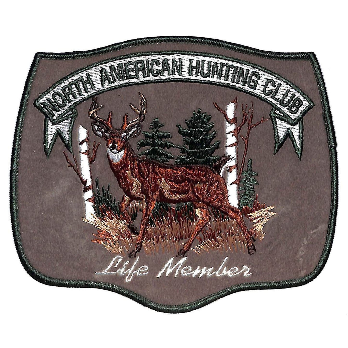 North American Hunting Club Large Vintage Embroidered Patch c1970's-80's VGC