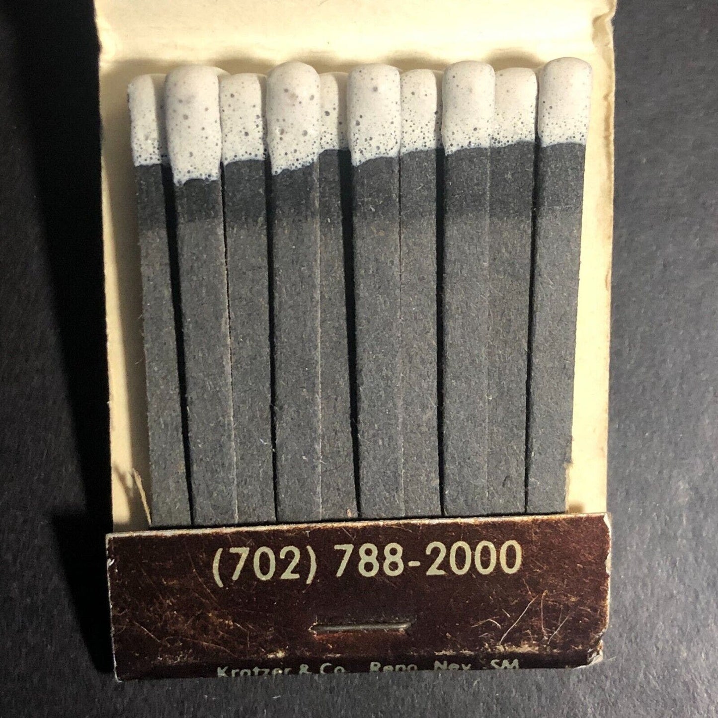 Downtown Reno Ramada Hotel Casino Full Matchbook c1975-85