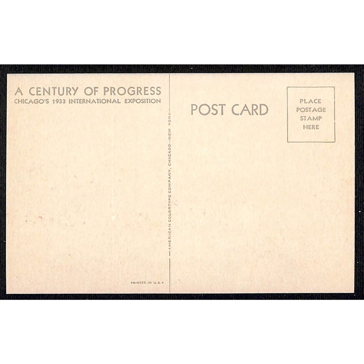 Japanese Pavilion and Garden + Envelope Postcard 1933 Chicago World's Fair VGC