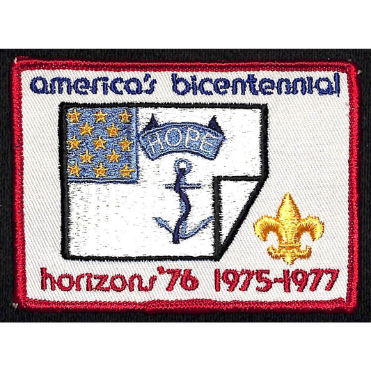 BSA Patch America's Bicentennial Hope Horizons '76 1975-1977 Boy Scouts NOS