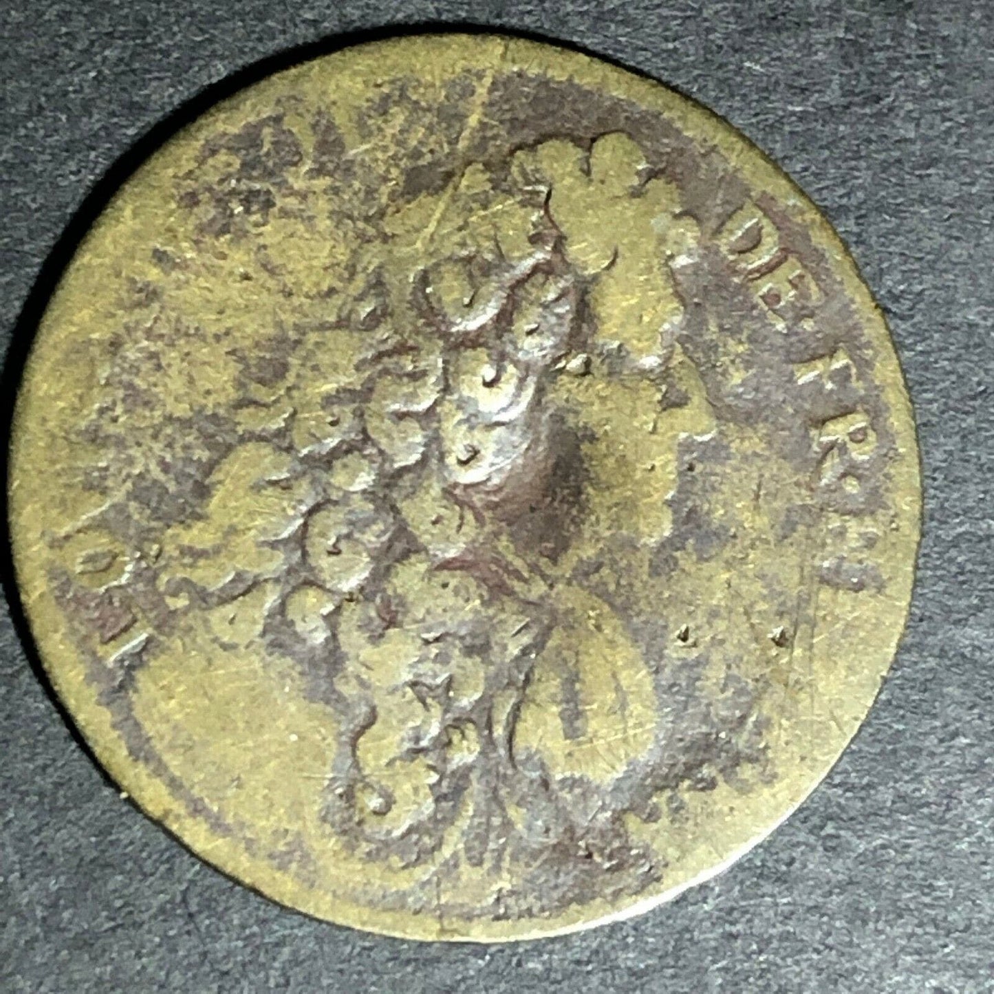 24.5mm Louis XIV Counter - Ben Fauver Coll.