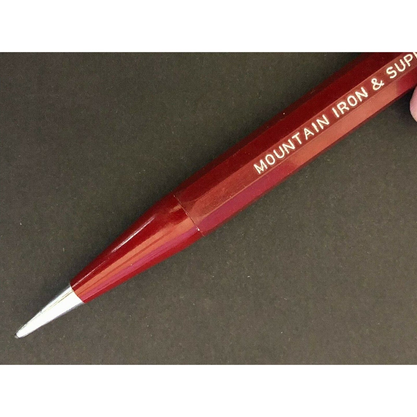 c1940's-50's "Mountain Iron & Supply" (Wichita, KA) Mechanical Advertising Pen