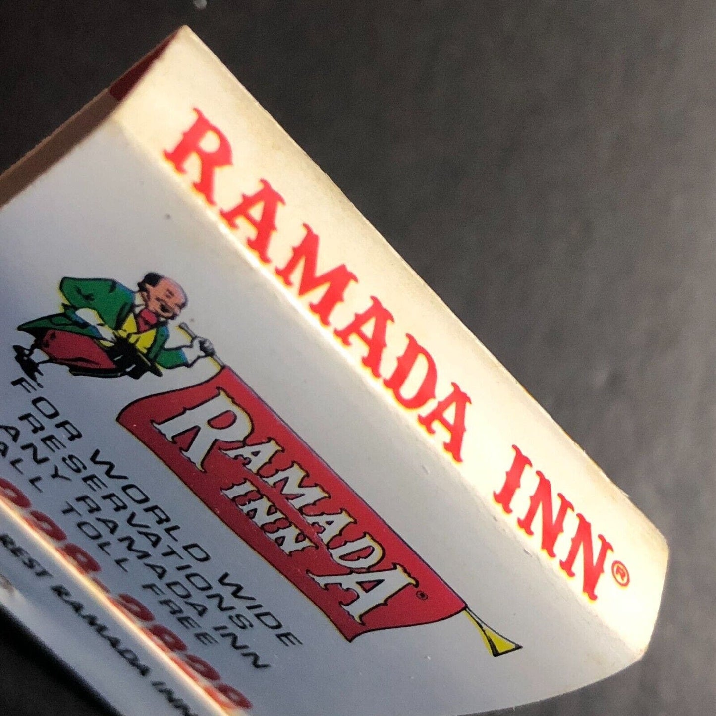 Ramada Inn Full Matchbook c1974-79 "Kids 18 and Under - Free"