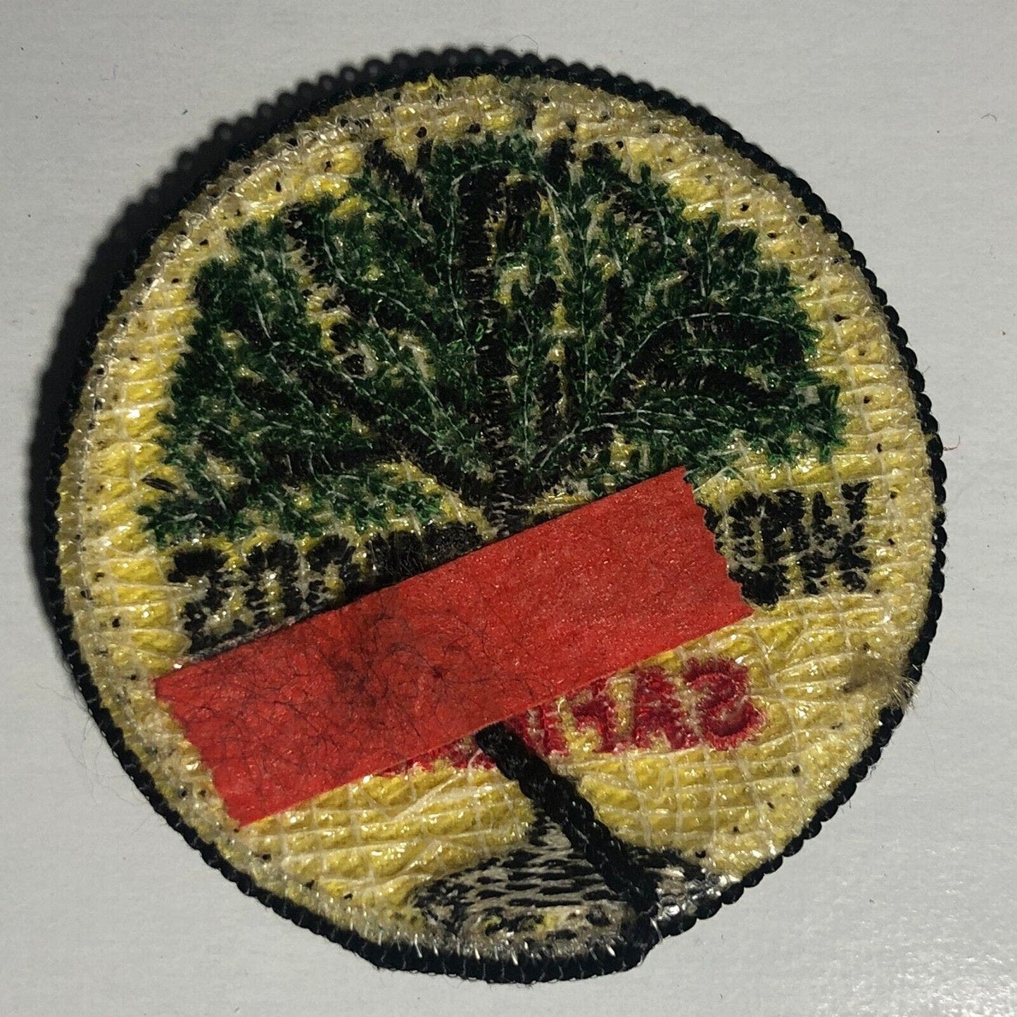 Woods Goods SafTbak Vintage Embroidered Patch c1960's-70's